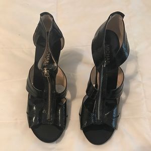 Michael Kors black high heel sandal